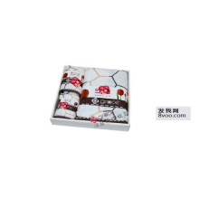 上海家鑫实业有限公司-上海 洁丽雅 三件套礼盒装 礼品 棕色 活力之窗